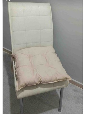 Ege Home Pofuduk Sandalye Minderi Bej