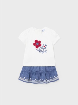 Mayoral Kız Bebek Denim Etek 2 Li Set 1736