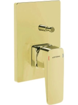 Artema Root Square Ankastre Banyo Bataryası Altın A4275223