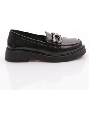 DGN 9002 Kadin Düz Taban Loafer Ayakkabi