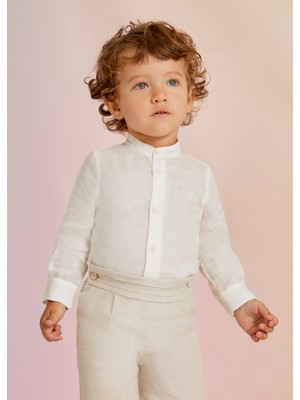 Abel&lula Erkek Bebek Keten Gömlek 5123