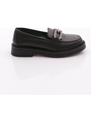 DGN 9002 Kadin Düz Taban Loafer Ayakkabi