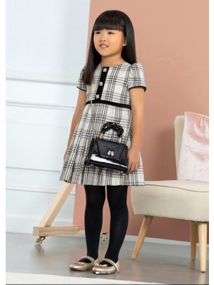 Abel & Lula Abel&lula Kız Çocuk Puantiyeli Jakarlı  Çorap 5967