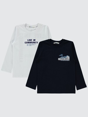 Civil Boys Erkek Çocuk 2'li Sweatshirt 5-13 Yaş Siyah