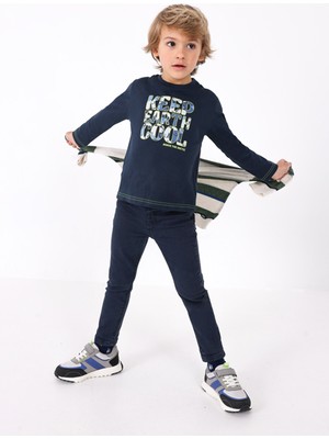 Mayoral Erkek Çocuk Uzın Kol Tişört 4037