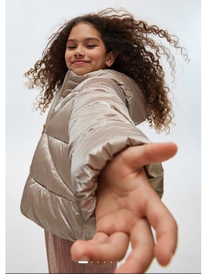 Mayoral Kız Çocuk Dolgulu Mont Sepia  7415