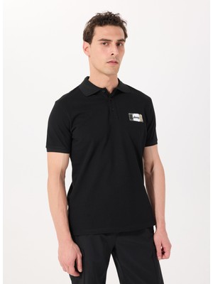 Jeep Baskılı Siyah Erkek Polo T-Shirt J5SM-TST7364