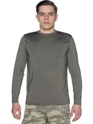 Single Sword Uzun Kol Microfiber T-Shirt - Tişört
