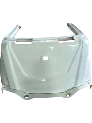 3 Tekerlekli Elektrikli Motor Koltuk Altı Ön Grenaj Beyaz