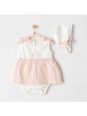 Andywawa AC25505 Love Family Bebek Elbise Takım Salmon