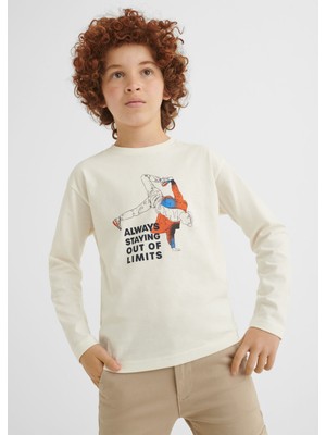 Mayoral Erkek Çocuk Uzun Kol Tişört 7009