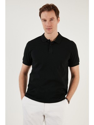 ribana Erkek Slim Fit Serin Tutan Polo Yaka Düğmeli T-Shirt -D7087