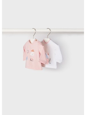 Mayoral Kız Bebek Yazlık 2 Li Tişört Set 1003