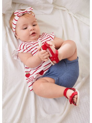 Mayoral Kız Bebek Yazlık Tişört Şort 4 Lü Set 1623