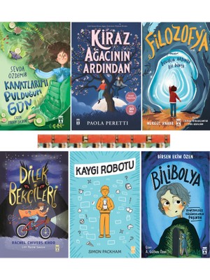 5.6.sınıf-Kiraz Ağacının Ardından,dilek Bekçileri,kaygı Robotu,filozofya,kanatlarımı Bulduğum Gün,bilibolya,kaygı Robotu (6kitap)