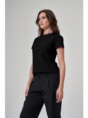 Exuma Kadın Siyah Tişört 1522188
