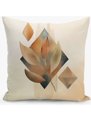 Çift Taraflı Dijital Baskı Kırlent Kılıfı Bahar Desenli