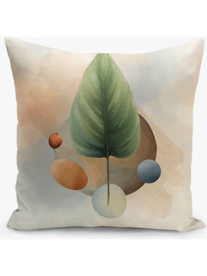 Çift Taraflı Dijital Baskı Kırlent Kılıfı Bahar Desenli