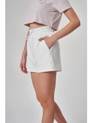 Exuma Kadın Beyaz Şort 1523105