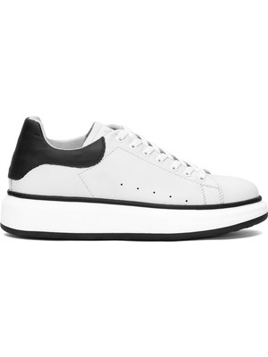 Marcomen 152-21028 Erkek  Deri Casual Ayakkabı Kırık Beyaz