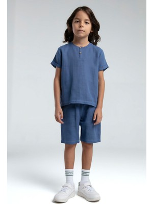 RP3569 - Haki - Rolypoly Erkek Çocuk Bermuda Takım