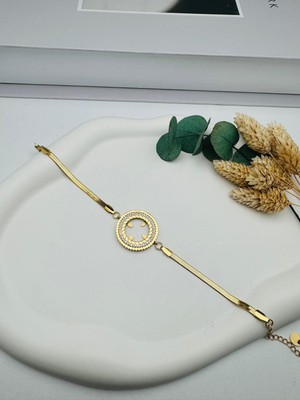 Içi Boş Çeyrekli Çelik Bileklik BLK292