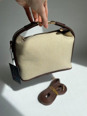 Cat Bag Hasır Kahverengi Çanta