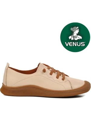 Venüs Mako Hakiki Deri Ortopedik Kadın Casual Ayakkabı