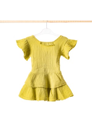 Müslin Kız Çocuk Elbise