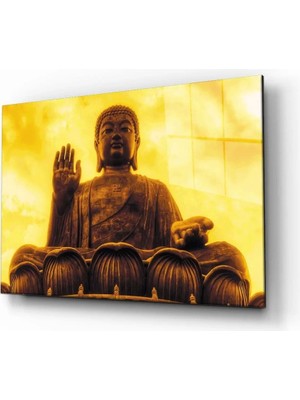 Marsilyan- Buda Heykeli Cam Tablo