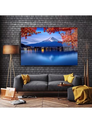 Manzara Deniz Cam Tablo