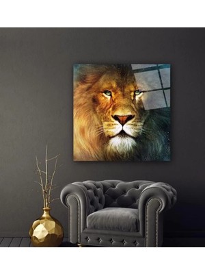 Aslan Cam Tablo