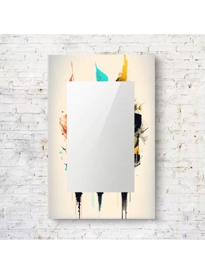 Dekorarif Desenli Dikdörtgen Duvar Aynası 108