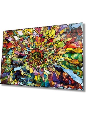 Marsilyan- Soyut  Cam Tablo