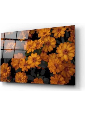 Marsilyan- Çiçek Cam Tablo