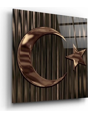 Marsilyan- Bayrak Cam Tablo 60X60