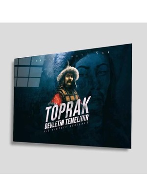 Marsilyan- Türklük Cam Tablo