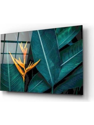 Marsilyan- Yapraklar Cam Tablo