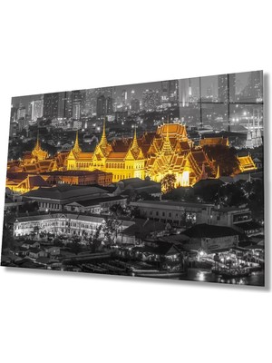 Marsilyan- Şehir Mimari Cam Tablo   City Architectural Table