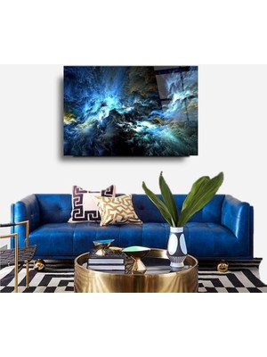 Marsilyan- Mavi Nin Dansı Sanatsal Cam Tablo