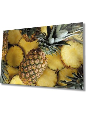 Marsilyan- Ananas Meyve Cam Tablo    Pineapple Fruit