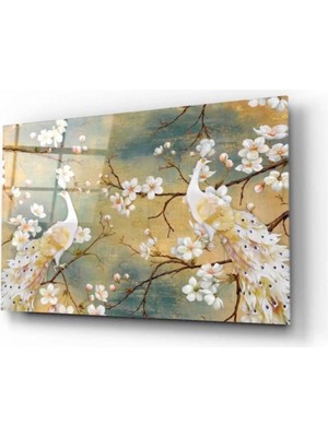 Marsilyan- Çiçek Cam Tablo