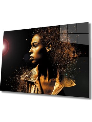 Marsilyan- Kül ve Kadın Cam Tablo Ash And