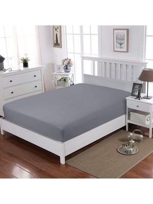 Lastikli  %100 Pamuk Penye Çarşaf 120X200 Ara Boy