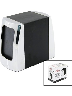 Milenyum Krom Çift Taraflı Yaylı Peçetelik (4887)