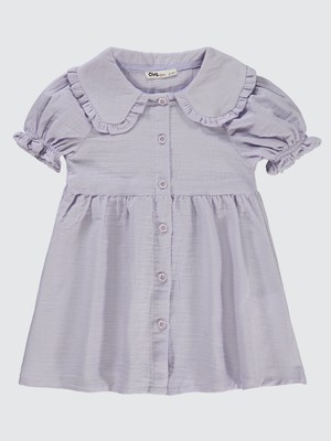 Civil Girls Kız Çocuk Elbise 2-5 Yaş Nazik Lavanta