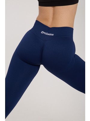 Gymhams Drop Kalçası Büzgülü Kalça Şekillendirici Push Up Toparlayıcı Kadın Spor Tayt