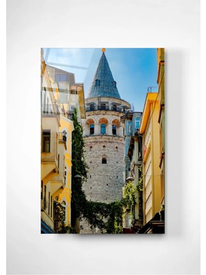 Marsilyan- Galata Kulesi Cam Tablo 70X110