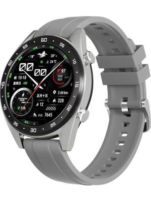 Novatis Huawei Watch 3 Gt Gt2 GT2E Gt3 Gt4 Gt 5 Pro Se Elite 46MM Uyumlu 22MM Silikon Metal Tokalı Kordon