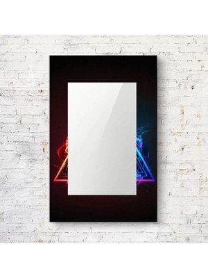 Marsilyan- Dekorarif Desenli Dikdörtgen Duvar Aynası 193